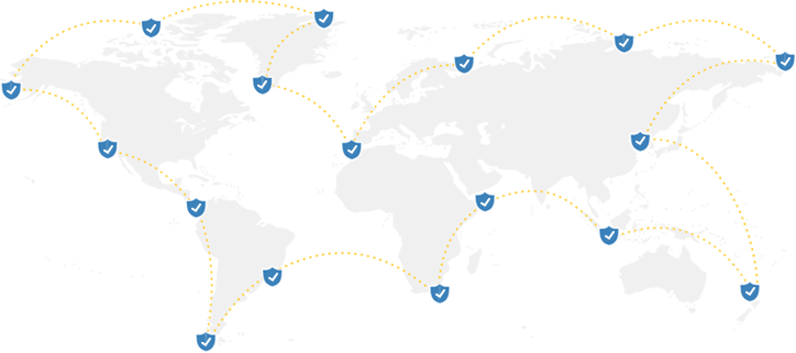 VPN SiteLock World Map
